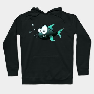 Blue Fish Hoodie